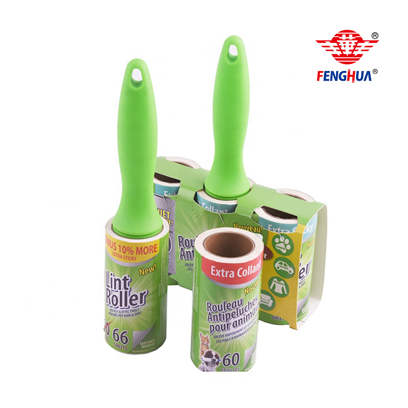 Custom Adhesive Tape Paper Sticky Clothes Clean Pet Hair Remover Lint Roller