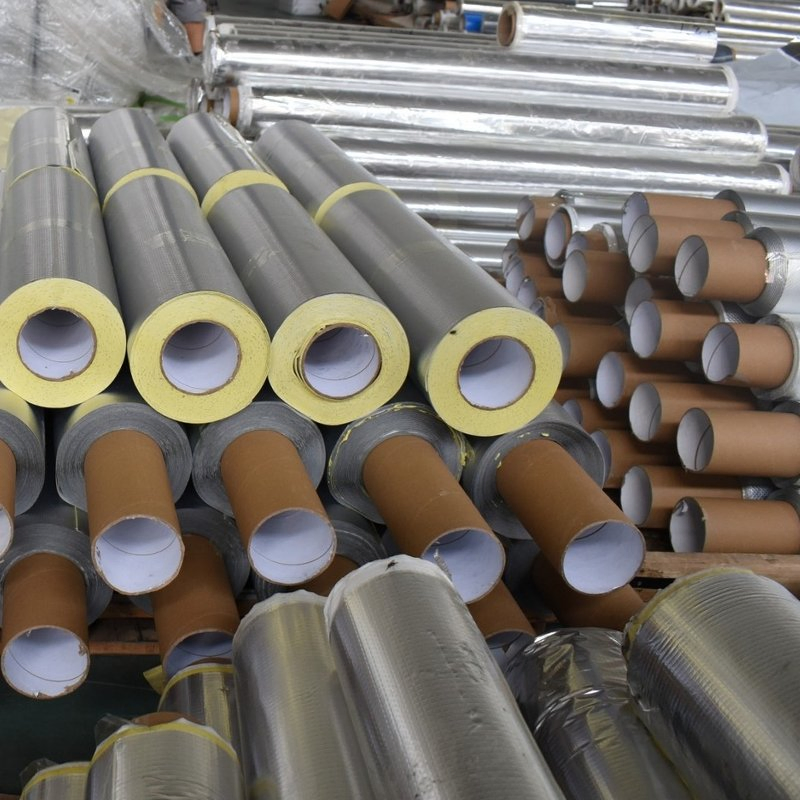 Black Colour Butyl Rubber Self- Adhesive Sealant Waterproof Aluminum Foil Tape for Roof Repair