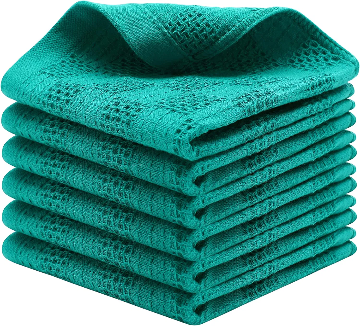 Polyester Waffle Weave Soft and Absorbent Dish Towels