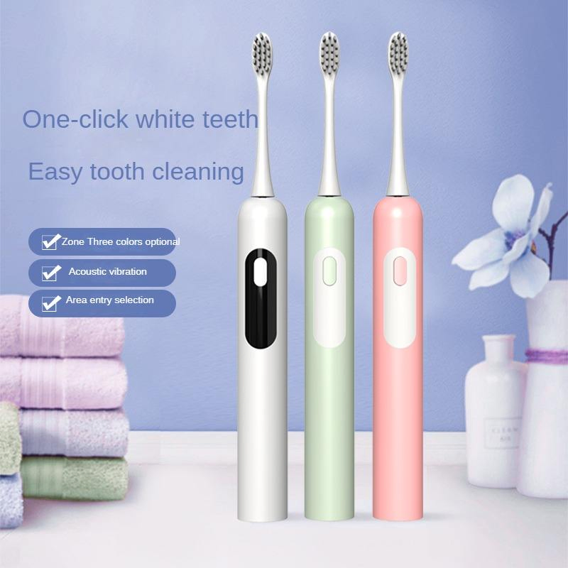 6 Mode Rechargeable Adult Automatic Sonic Electric Multi-Function Toothbrush