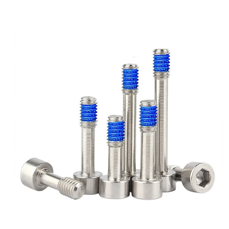 Stainless Steel M2 M3 M4 M5 M6 Hex Socket Cap Head Captive Screw with Thread Locker Patch