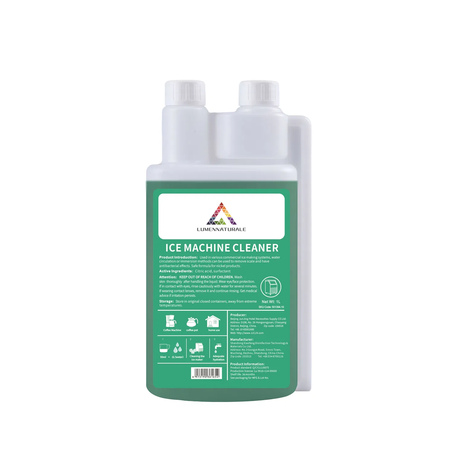 Professional Cleaner Ice Machine Cleaning with Powerful Liquid Detergent Formula