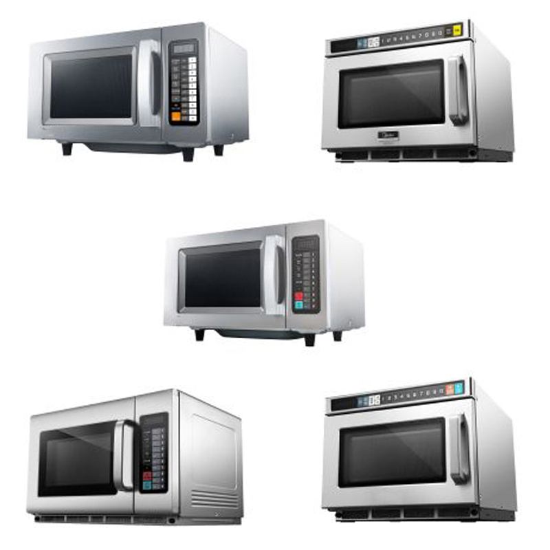 900W-2100W 17L-34L Touch Panel Screen Commercial Domestic Kitchen Catering Equipment Microwave Oven