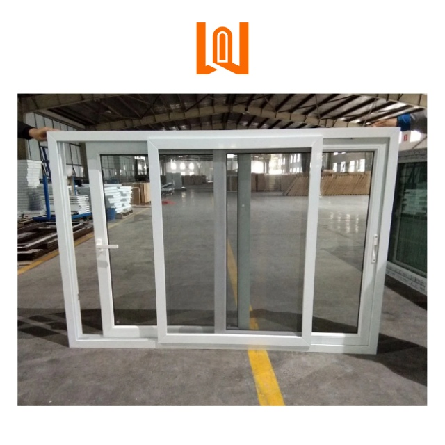 Modern PVC Sliding Door with Double Glass for Patios