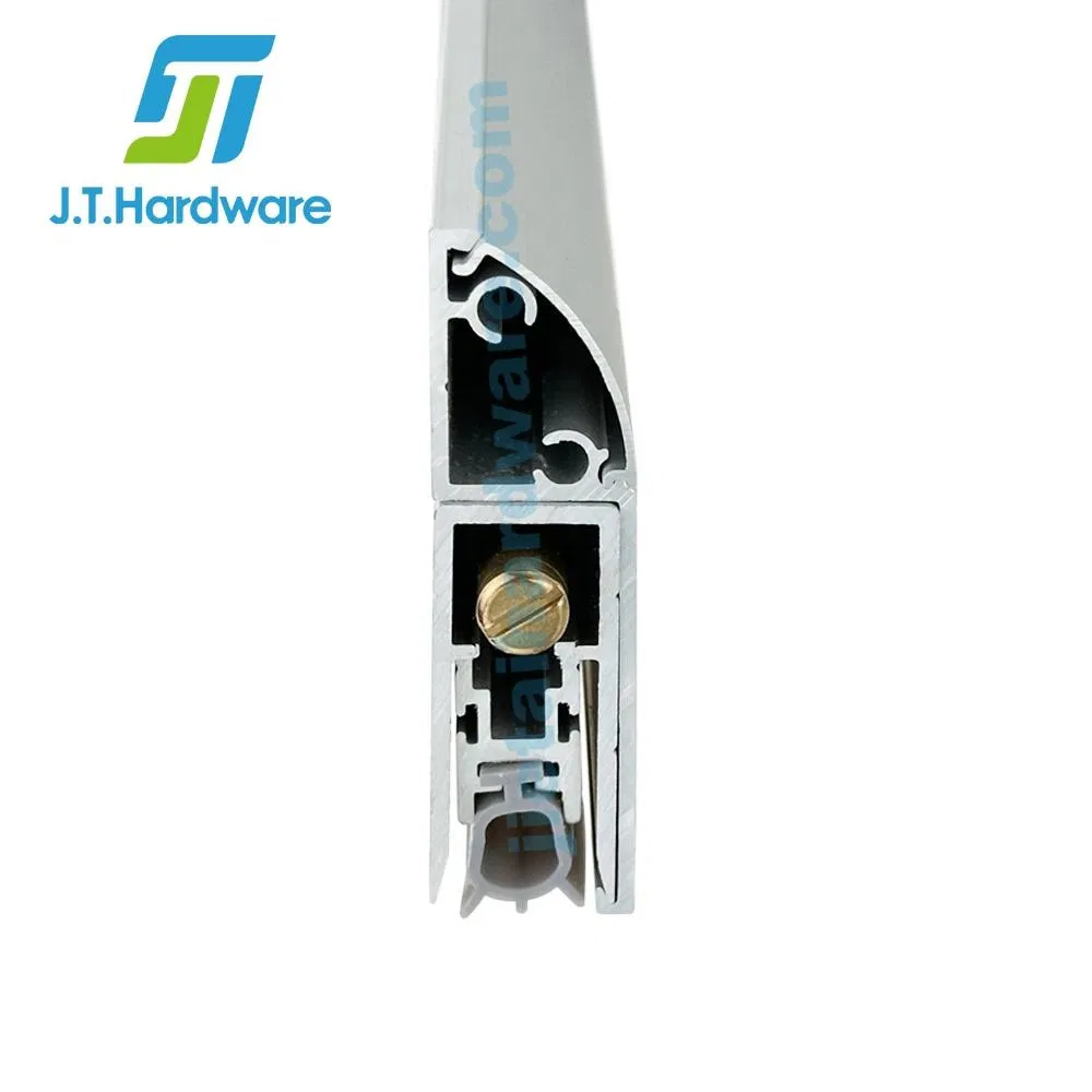 Jthardware Surface Mounted Drop Down Aluminum Door Sweep Automatic Door Bottom Seal