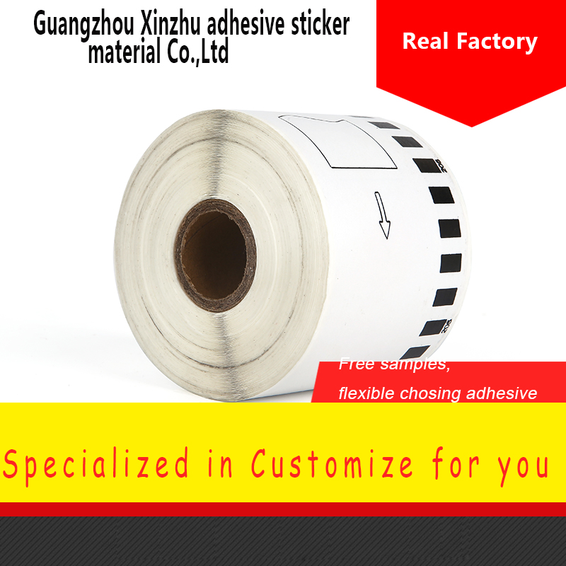 Factory Direct Sell Paper Stickers for Compatible Black Zebra Holes Eye Mark Paper Thermal Label Printer for Zebra