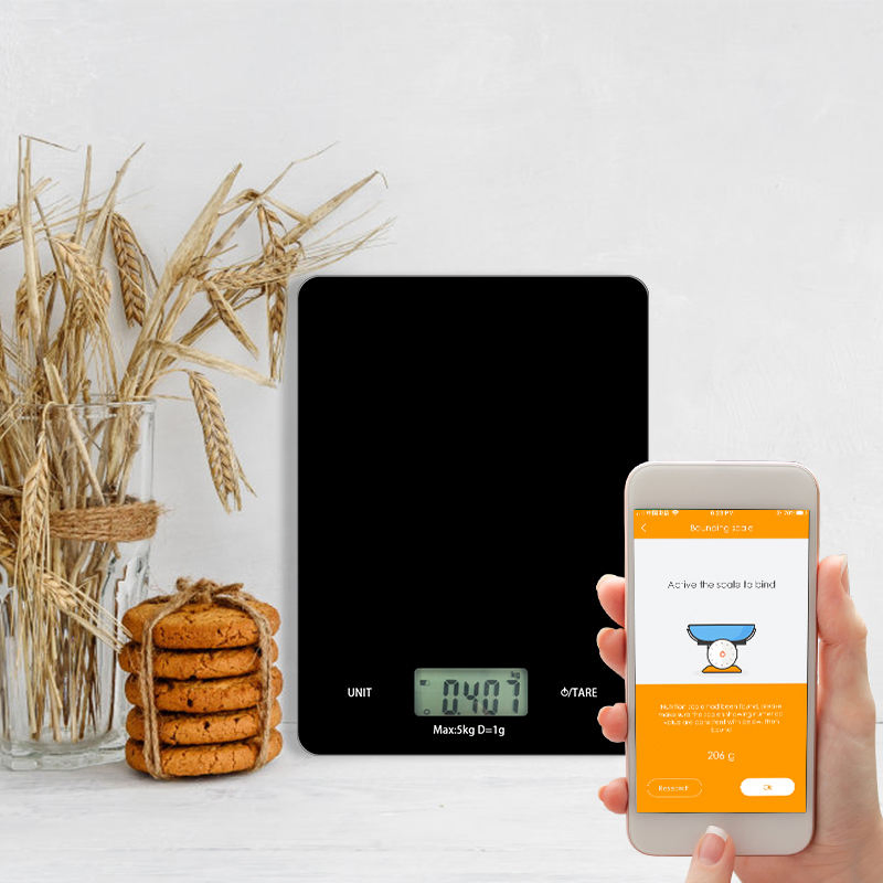 Smart Bluetooth 3 in 1 Bamboo Electronic Kitchen Scale