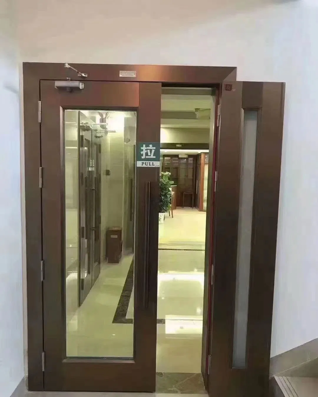 Resistant Glass Doors Fire Rated Waterproof Home Office Casement Door