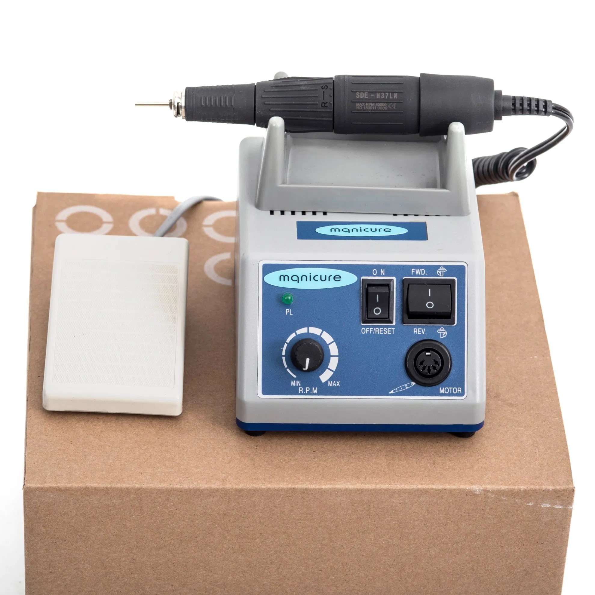 Dental Lab Equipment Strong Drill Brush Micromotor Dental Handpiece H37ln Electric N3 with Holes Dental Micro Motor