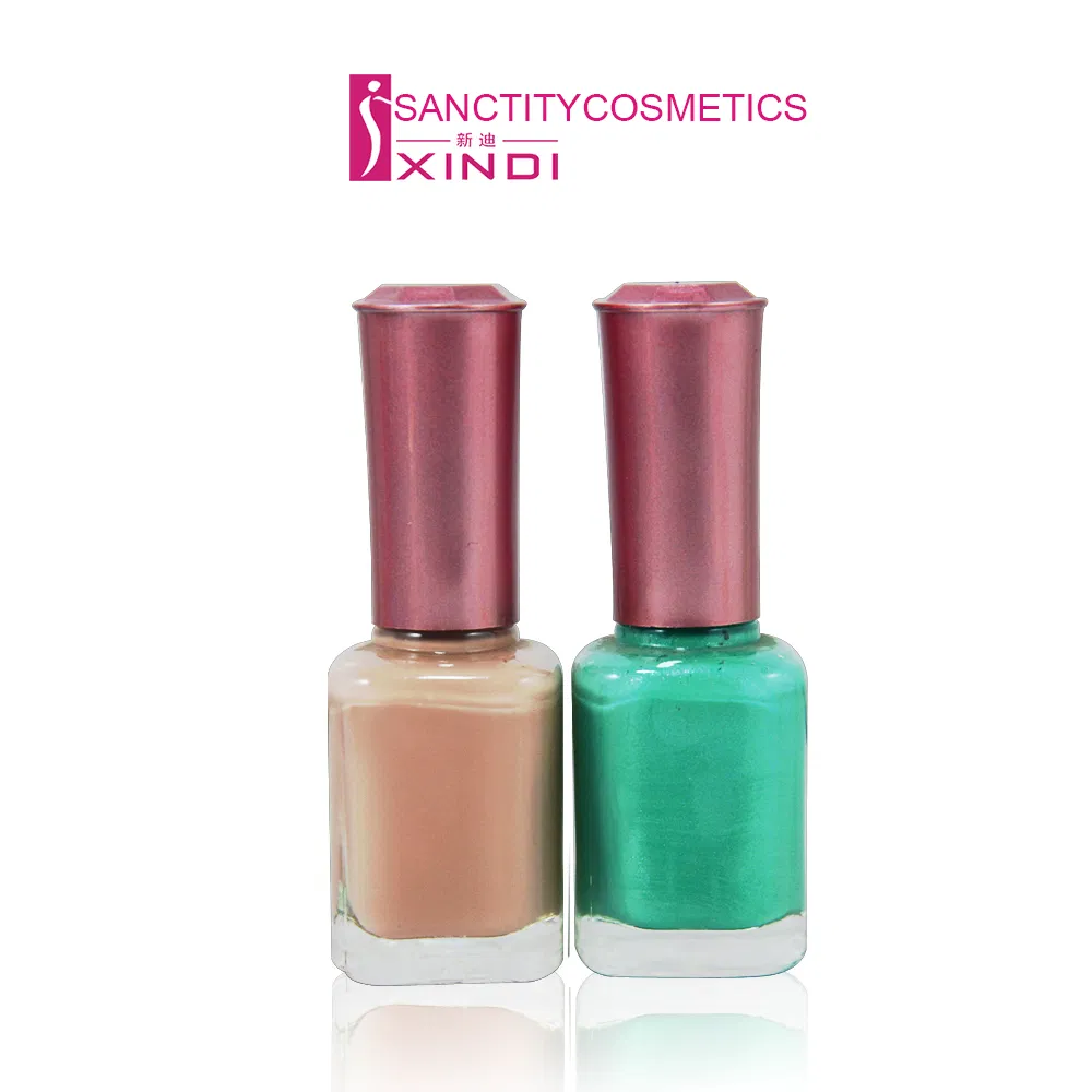 Long Lasting Matte Colors Nail Polish with Metal Effect Cap