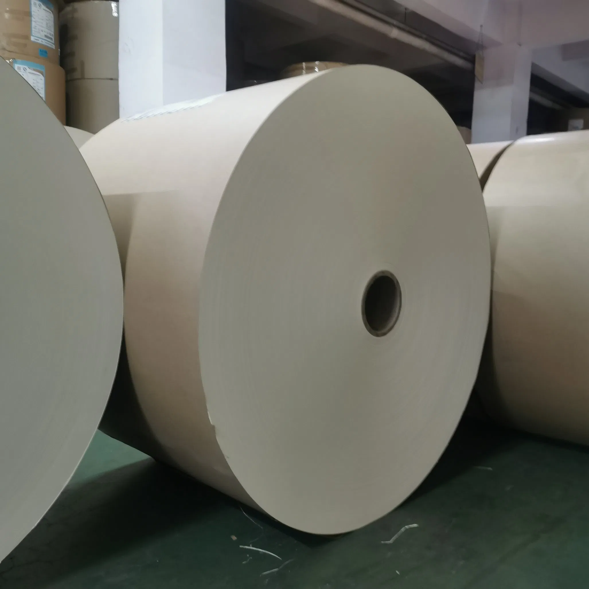 Single Side Printed Paper Roll 170GSM 190GSM 220GSM Cup Fan