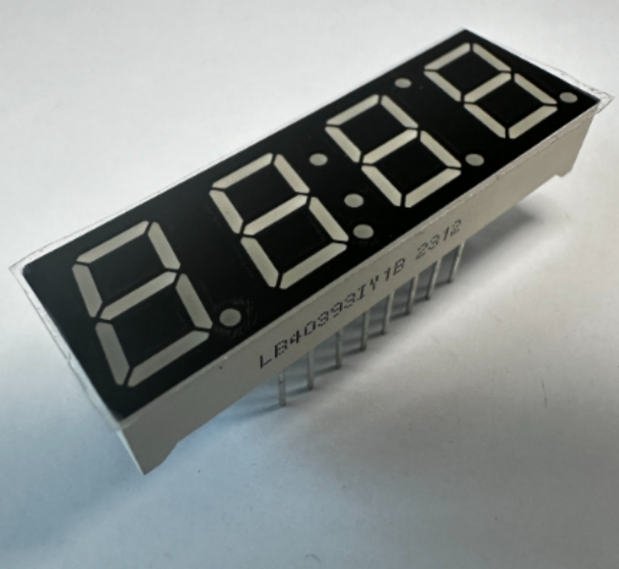 7 Segment LED Clock Display for Home Appliances and Electronics