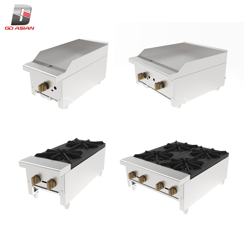 Gas Range Cooker with Stove and Plate