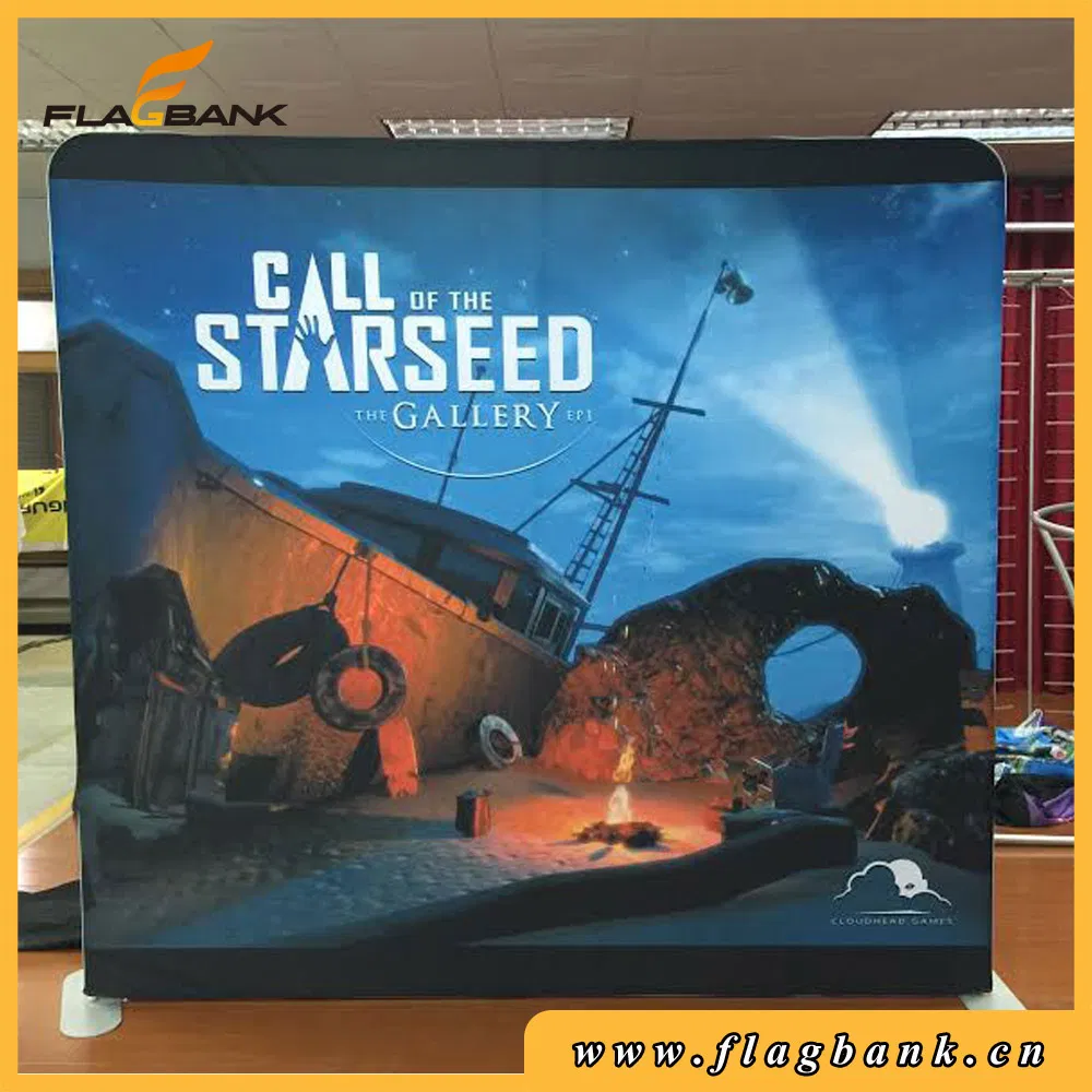 Straight Tension Fabric Backwall Display, Pop up Banner