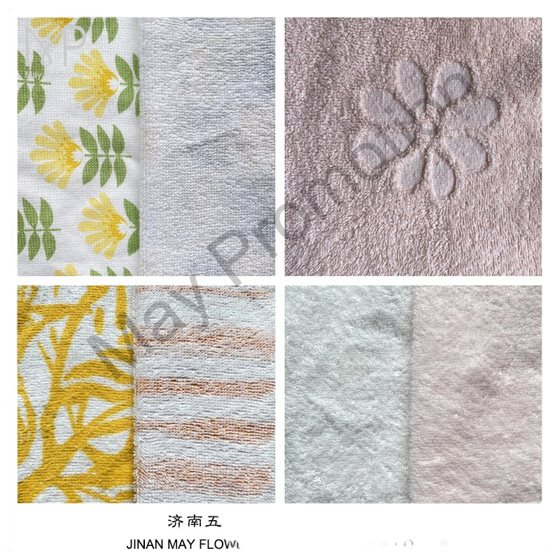 Beautiful Yellow Floral Cotton Kitchen Towel Terry Towel for Everyday Use