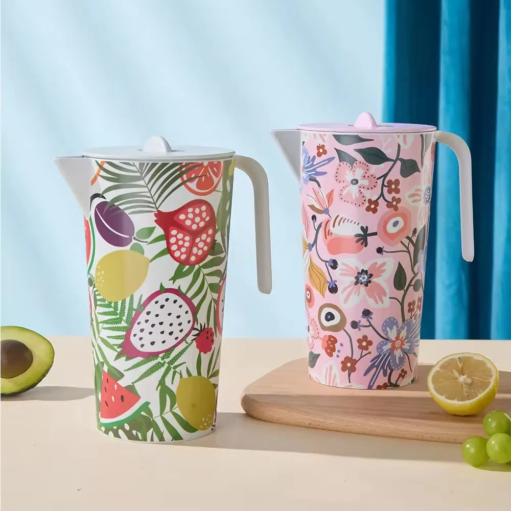 Eco-Friendly Recycled Plastic RPET Melamine Water Jug with Lid