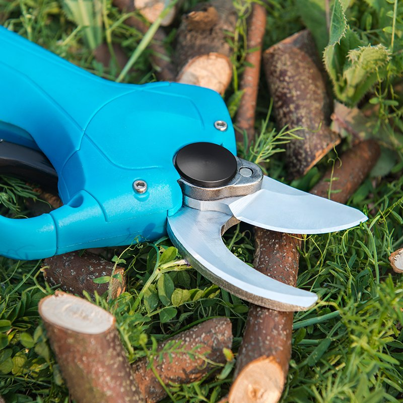 Cordless Pruner Cutter 25mm Electric Pruning Shears 16.8V Electric Cordless Pruning Shears