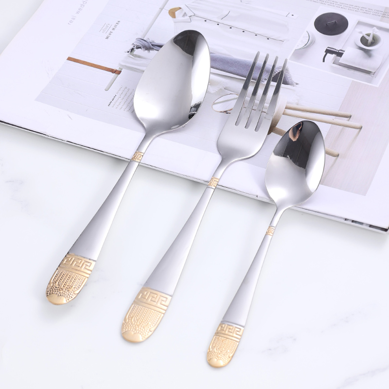 Factory Custom Creative Handle Stainless Steel Fork and Spoon