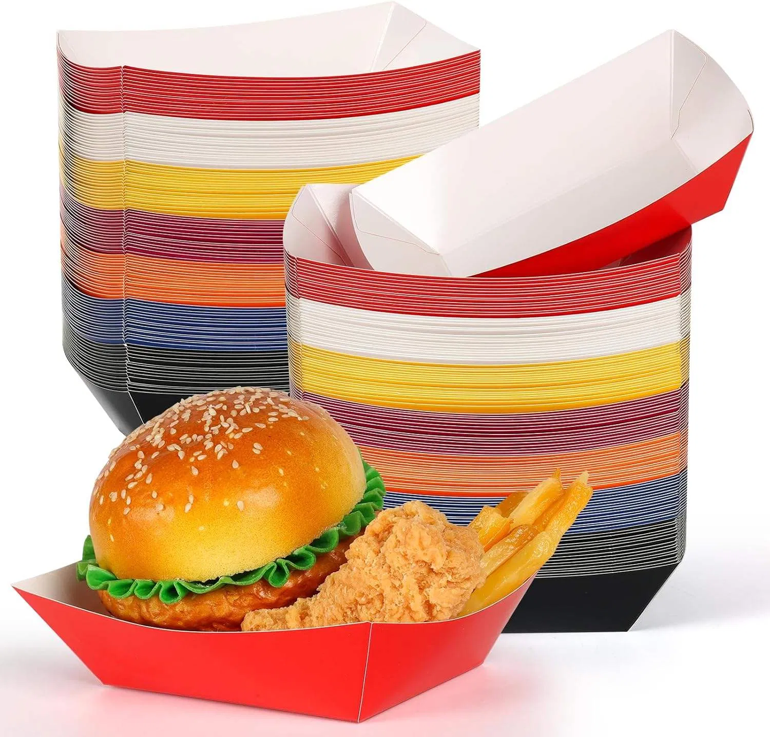 Sturdy Paper Sauce Boat for Dressings Dips and Liquid Condiments