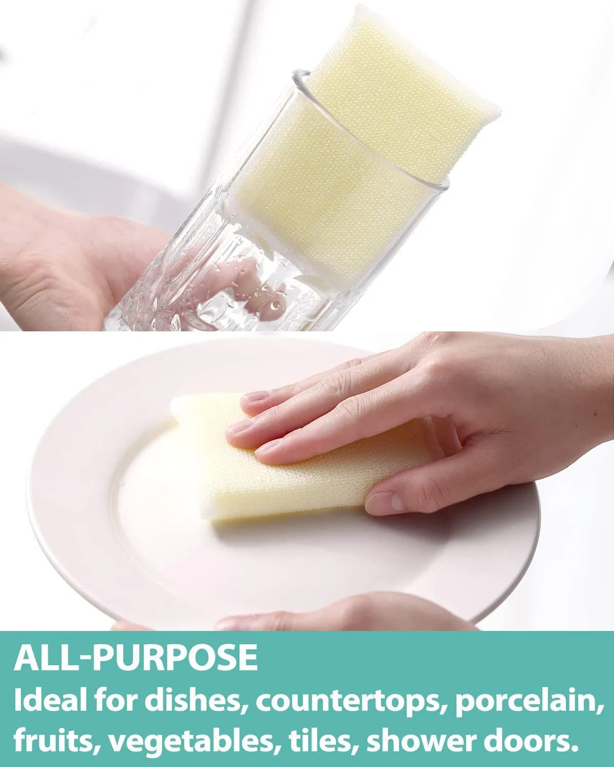 All-Purpose Sponges Kitchen Non Scratch Dish Sponge Dish Cloths Rags