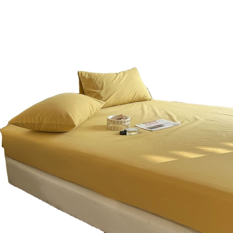 Wholesale Custom Soft Hotel Bed Cotton Home Fitted Sheet