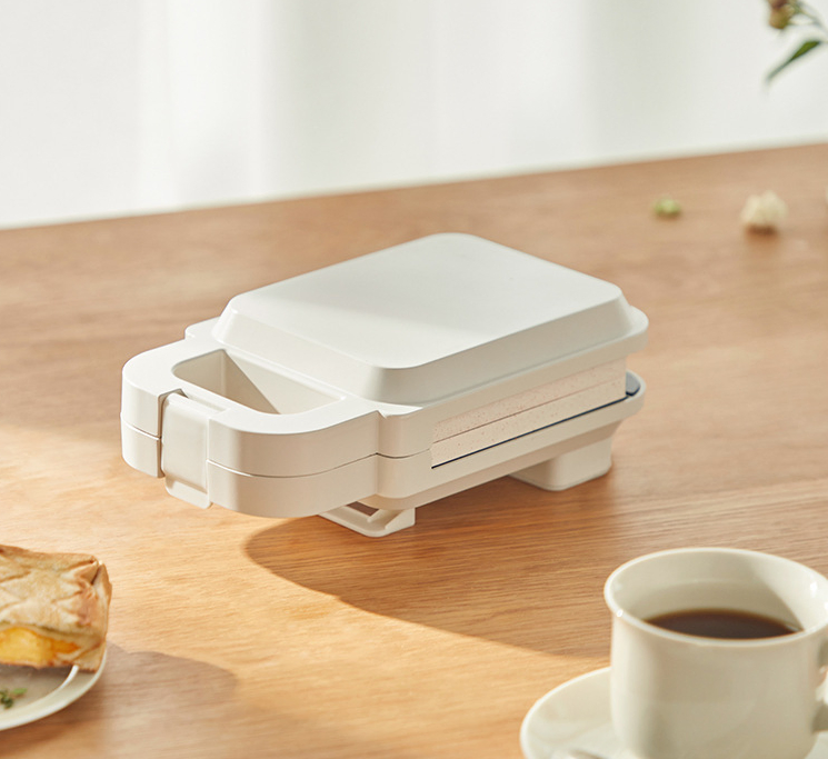 Breakfast Sandwich Maker Press Grill with Non Stick Surface Grilled Cheese Maker