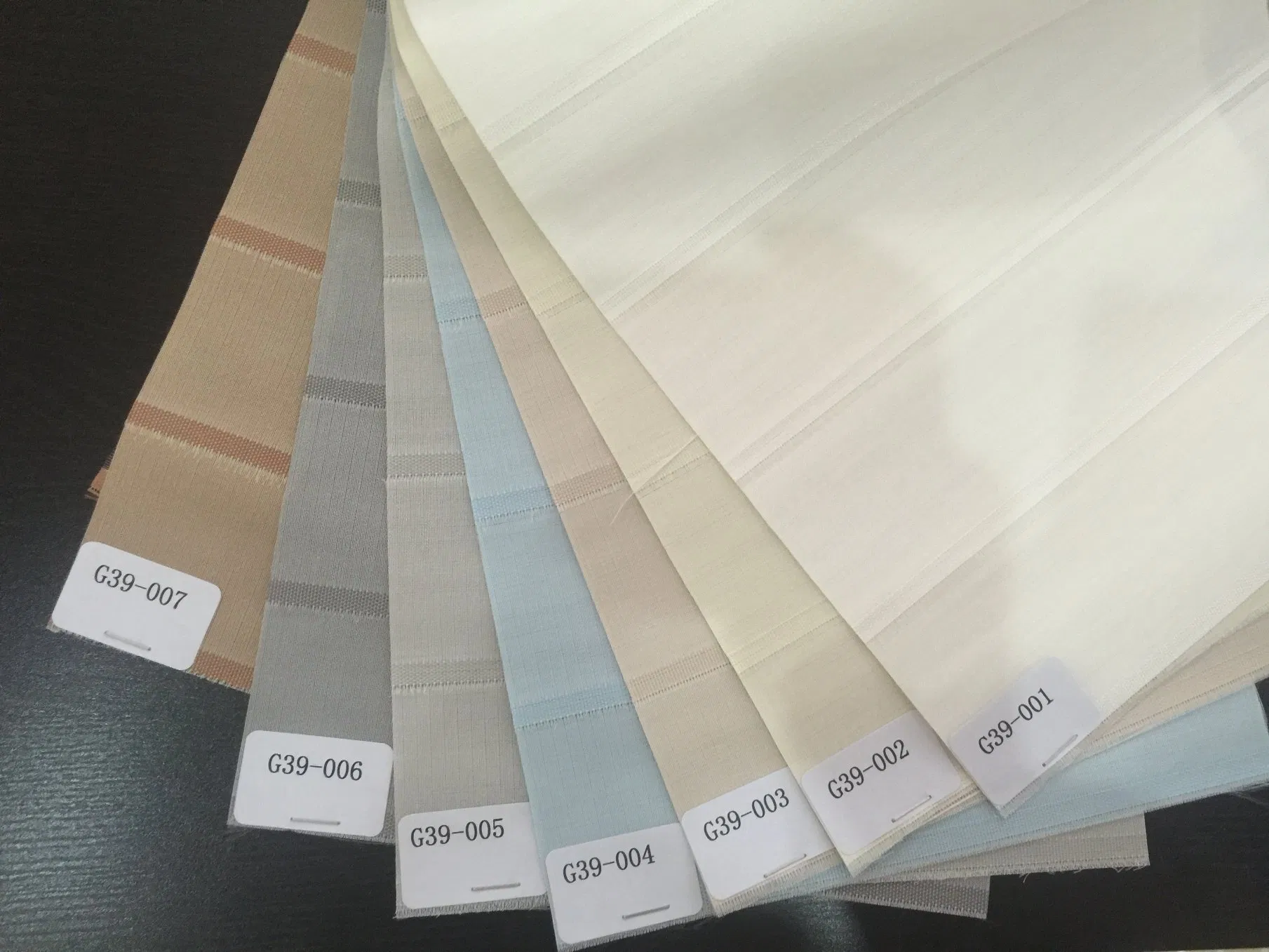 Home Decor Manual Roller Shangri-La Blinds Zebra Shades Window Shutter