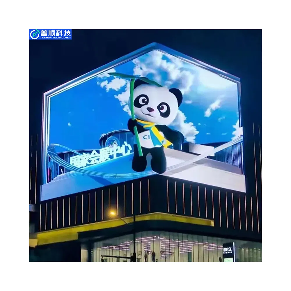 Pushunled High Quality Full Color Outdoor LED Display P5/P8 Customization 3D Billboard Outdoor LED Display Screen