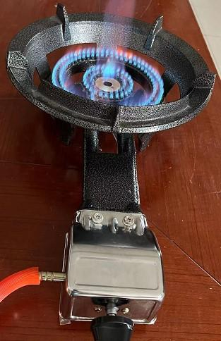 Portable Powerful Cast Iron 4 Ring Burner Gas Stove