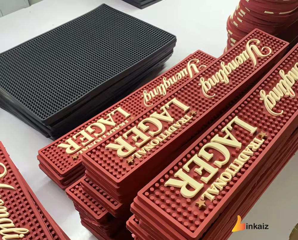 Резиновый барный коврик с логотипом