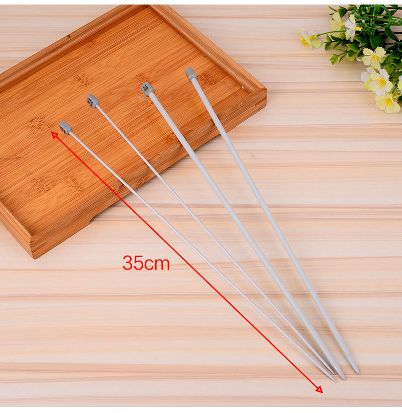 Wholesale Aluminum Single Point Knitting Needle 35 Cm for Sweater Hand Knitting