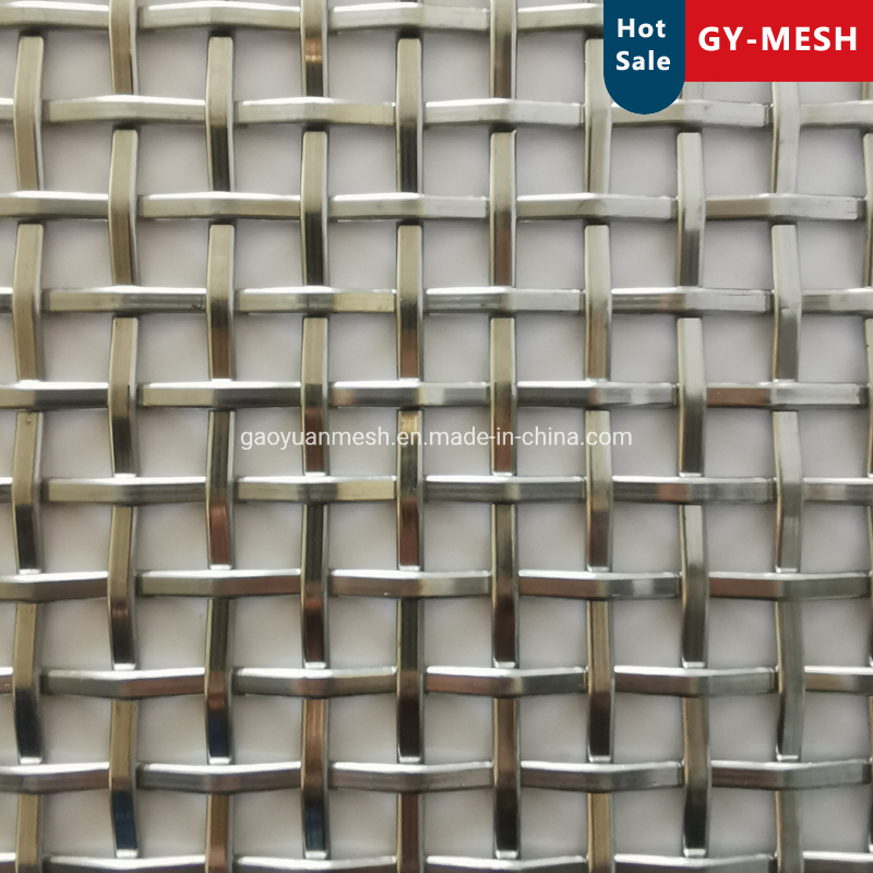 Decorative Brass Wire Mesh Grill Copper Woven Mesh/Stainless Steel Crimped Mesh