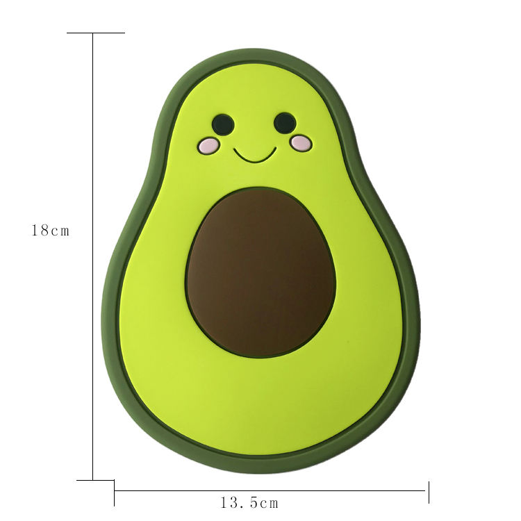 Wholesale Avocado Shaped Silicone Suction Plates for Baby Feeding, BPA-Free Non-Slip Dinner Plates for Toddlers Children