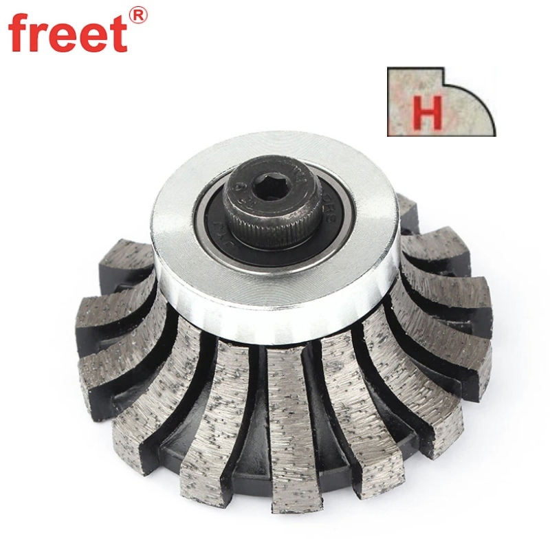 High-Performance Segmented DuPont H Shape Diamond Profiling Wheel for Stone