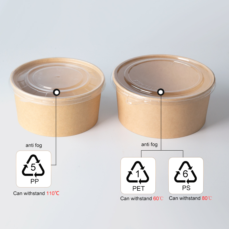 Unisupply High Quality Kraft Paper Bowl Soup Bowl for Takeaway Food