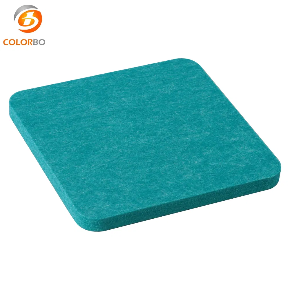 EN13501 B 0.75NRC Polyester Acoustic Panels With high density