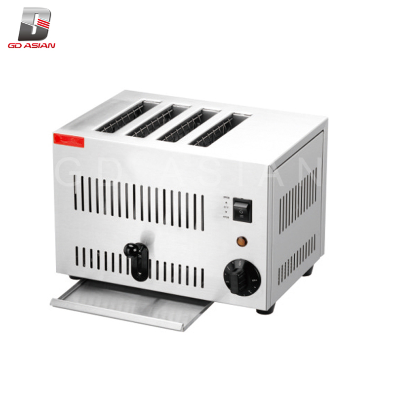 Gdts150 Kitchen Equipment Stainless Steel Front and Back Output Ectric Toaster