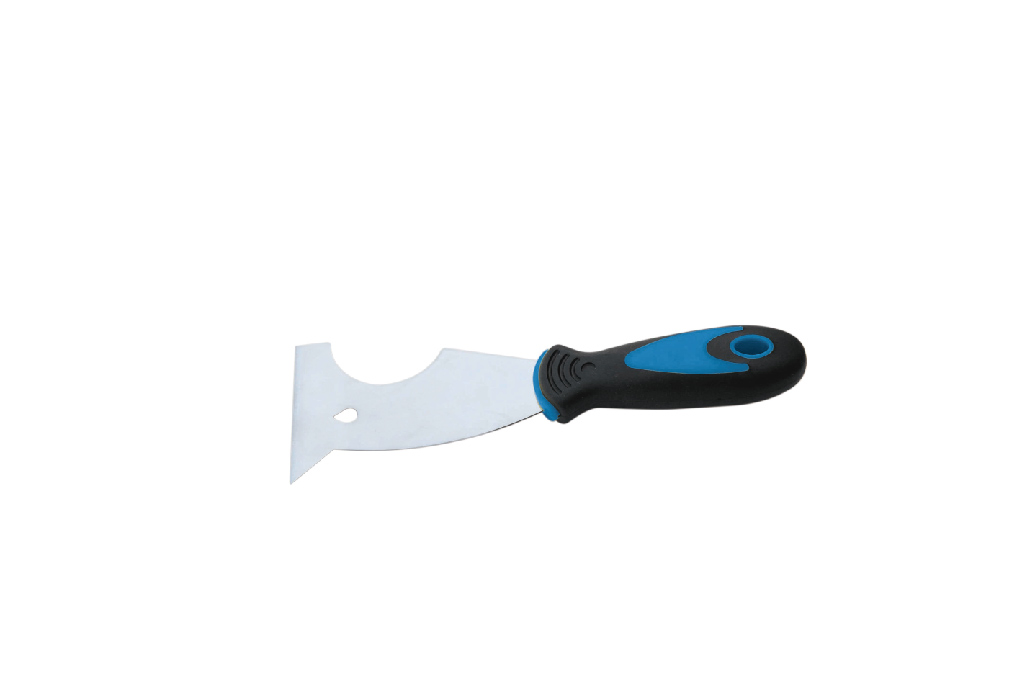 Stainless Steel Scraper, Putty Kinves, TPR Handle Spatula 3"