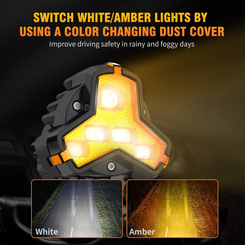 Сверхъяркая светодиодная лампа 3 дюйма для авто, 82000 лм