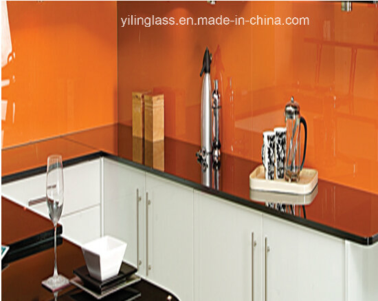 Color Painted Tempered Worktop Glass