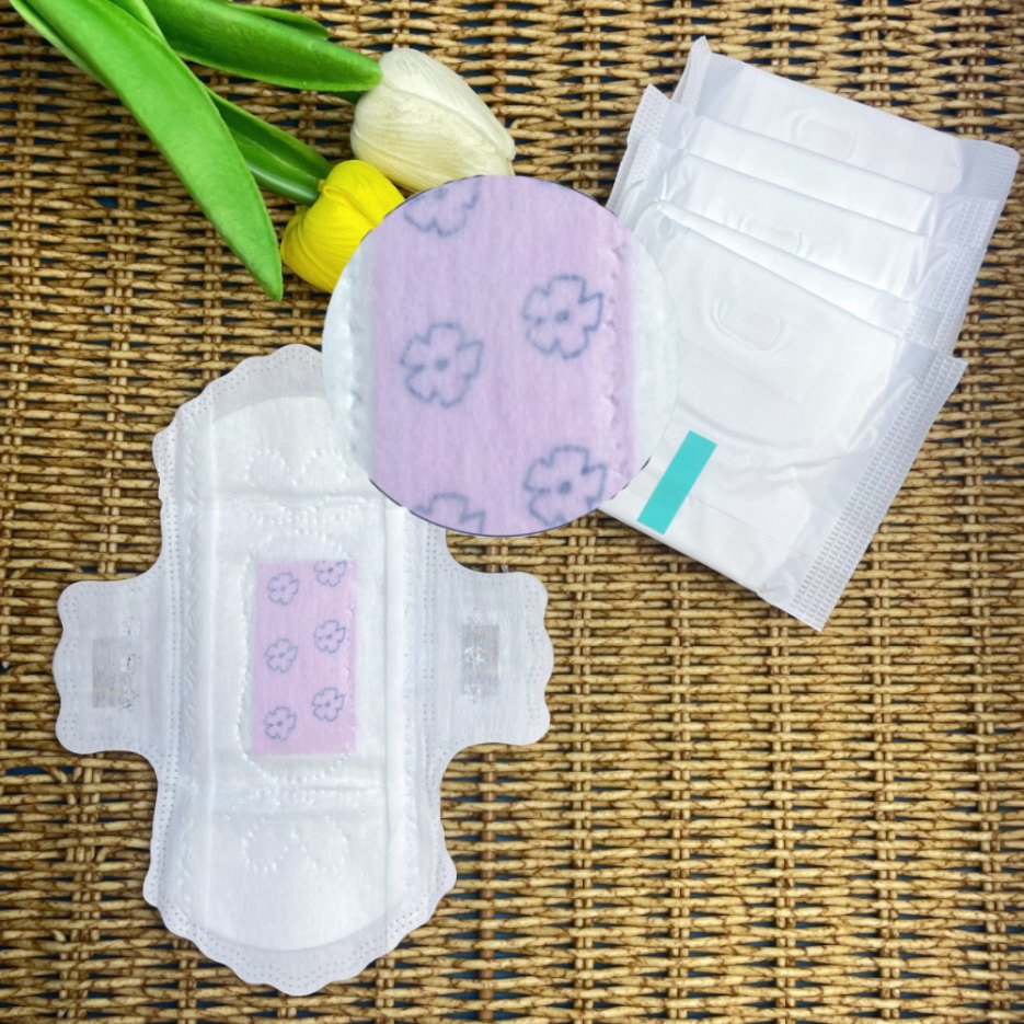 Organic Cotton Panty Liner Free Sample Disposable Menstrual Sanitary Pad for Women