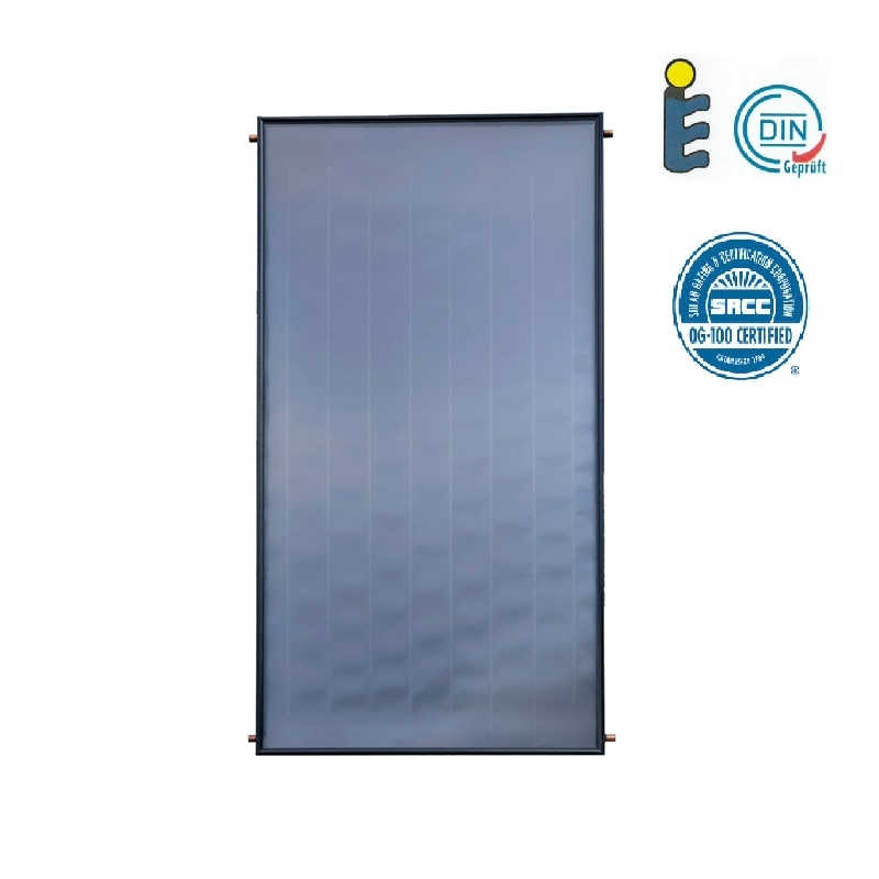 Pressure Flat Plate Solar Flat Panel Solar Collector with Black Titanium Coating