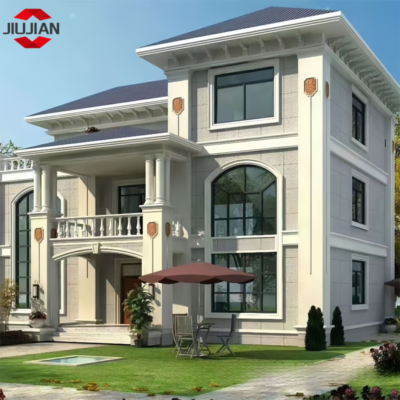 Light Steel Structure Luxury Fireproof Villa with SGS/CE/SAA Certifications