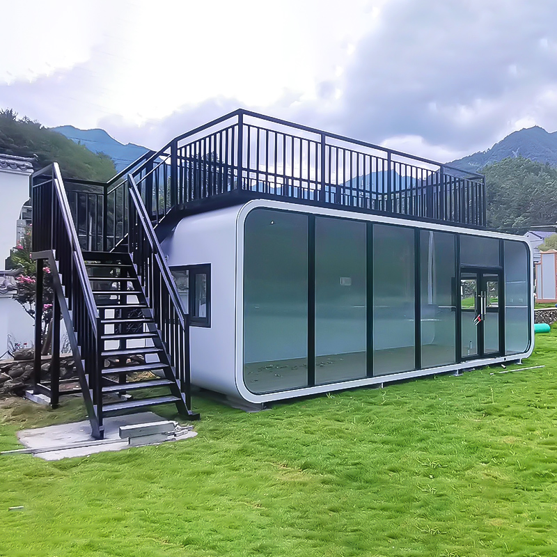 Modern Minimally Designed Portable Smart Residence Apple Cabintiny House Capsule Cabin