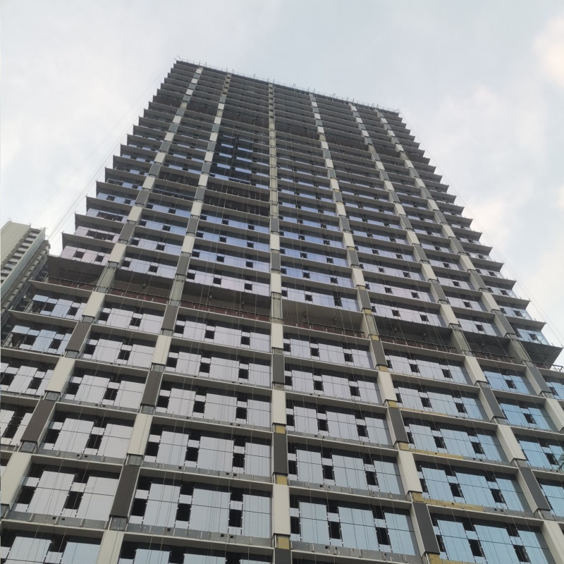 Fashionable Panoramic Lighting Glass Curtain Wall System