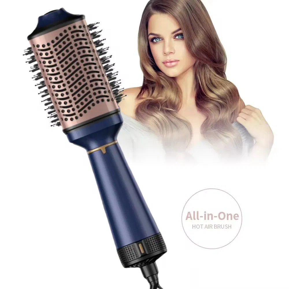 PTC Heats Hot Air Comb Hair Dryer Brush Ionic Blow Straightener