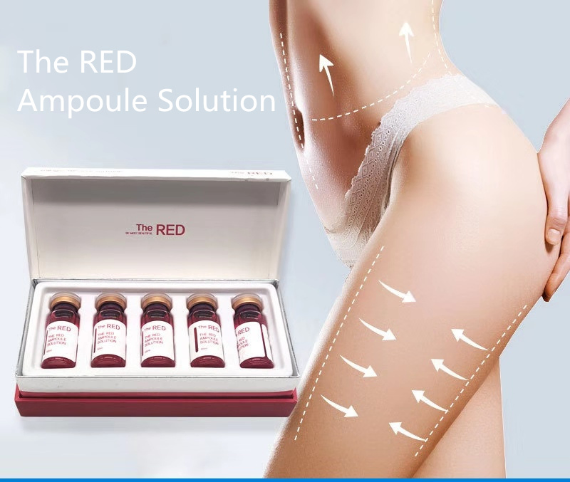 Korea Lipolysis Solution Fat Dissolving Injection Slimming Products The Red Ampoule Solution Fat Dissolving Injections for Weight Loss The Red Lemon Bottle
