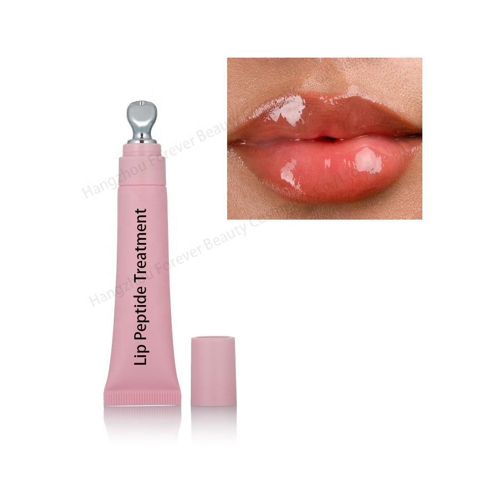 Moisturizing Jojoba Oil 15ml Sunscreen Lip Peptide Treatment SPF Lip Butter Balm Private Label for Lip Care