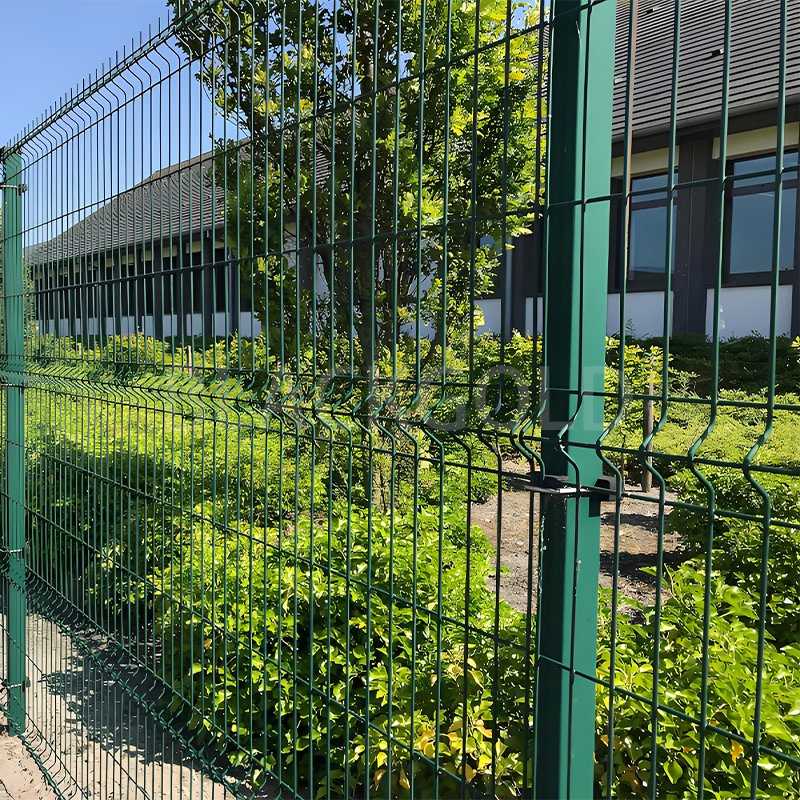Galvanized Y Verde Cierre Perimetral Malla Acmafor 3D Curvy Bending Wire Mesh Fence with CE ISO Certification for Airport Railway Park Courtyard