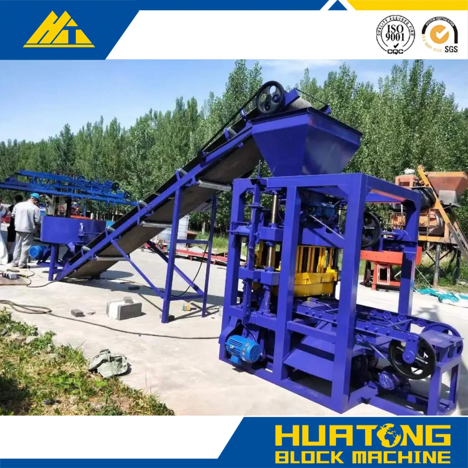 Qt4-26 Concret Brick Making Machine with Cheap Price